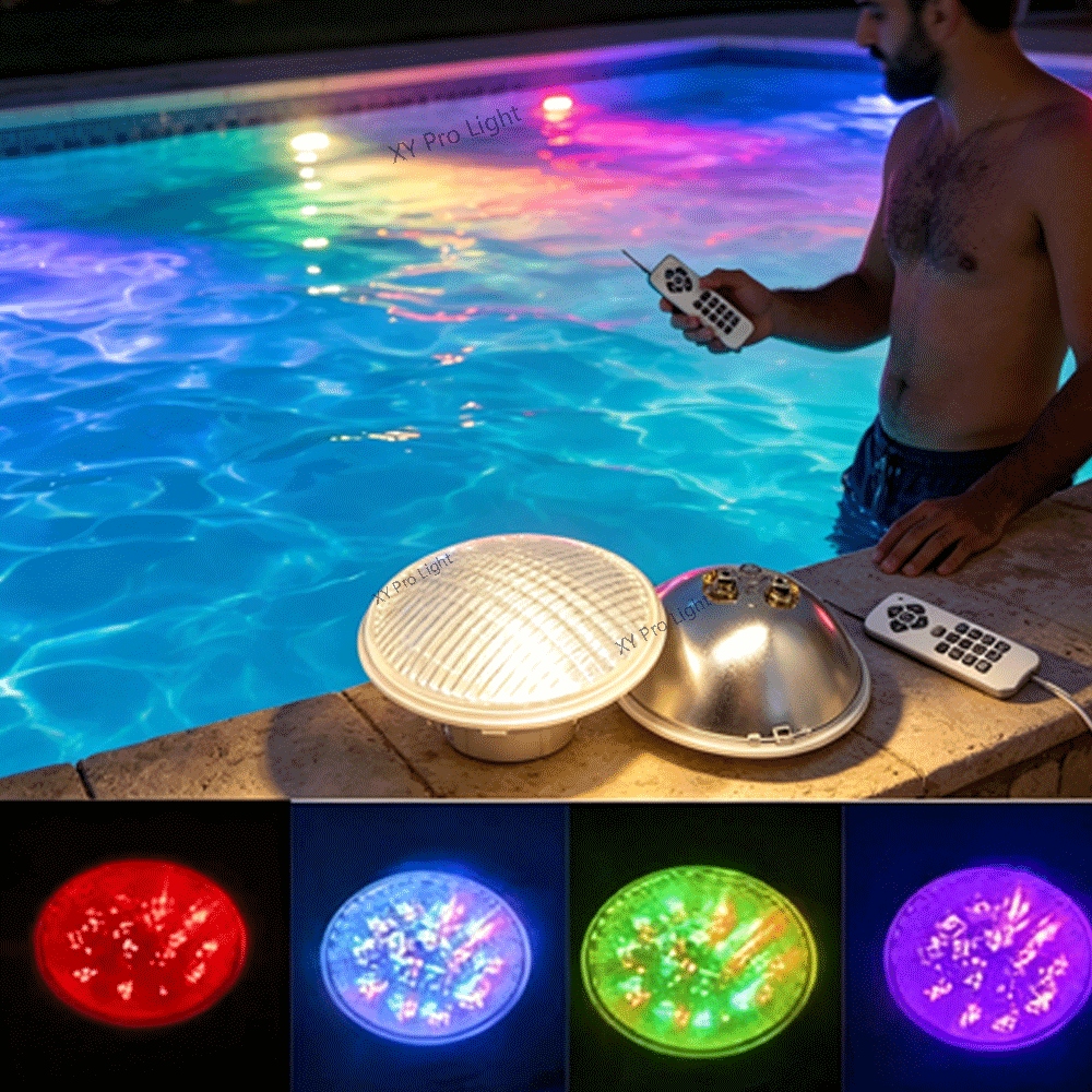 Xy Spa & Wellness George Town Reviews - 25W PAR56 RGB LED スイミングプールライト 35W