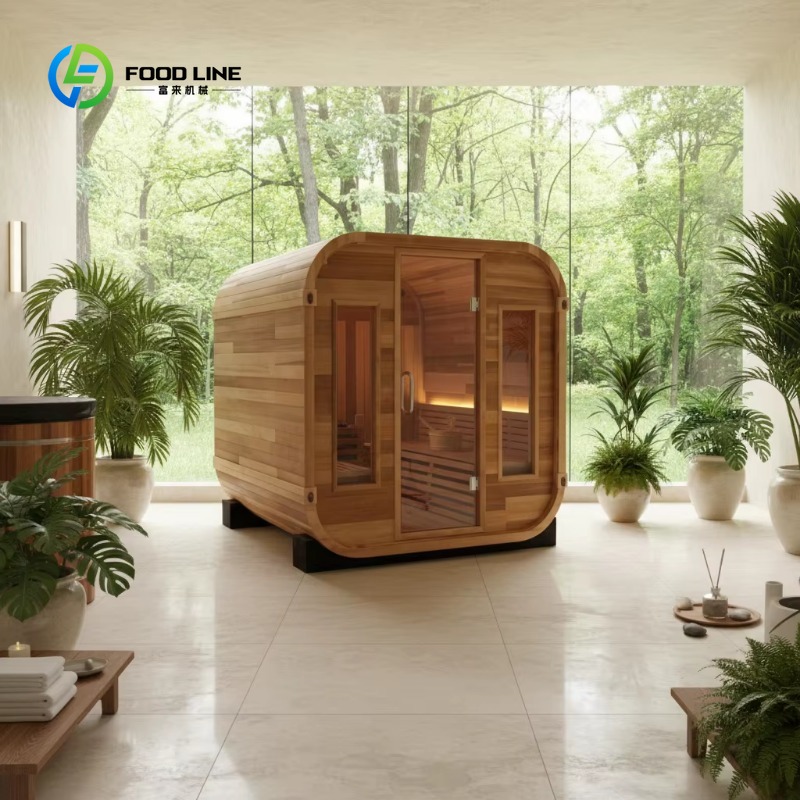 Spa Wellness Design - カスタムメイド高級屋外サウナ室、無垢材サーマルデザインサウナ室、裏庭や庭園スパウェルネス用