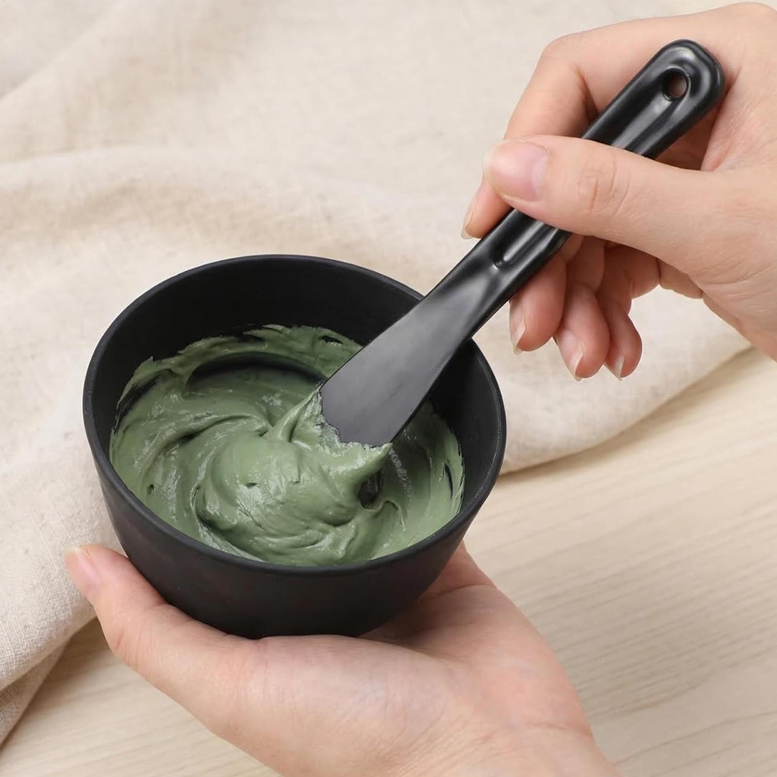 Face Mask Silicone - シリコン製フェイスマスクボウルセット マスクスティック 大型フェイスマスクパウダー混合ボウル スパチュラ DIYスキンケアセット スキンケアサロン