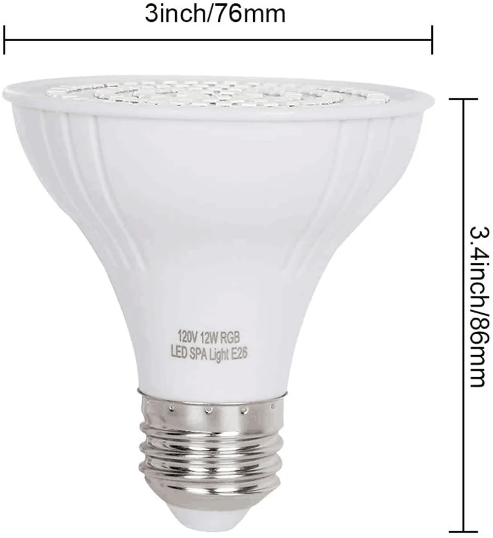 LED スイミングプールライト E27 E26 電球 IP6 - Xy Spa & Wellness George Town Reviews のレビューと価格
