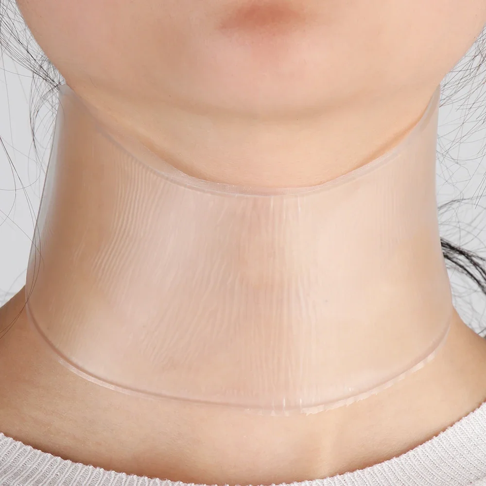 再利用可能なシリコーンケアネックパッドネックテープしわパッド - Face Mask Silicone のレビューと価格