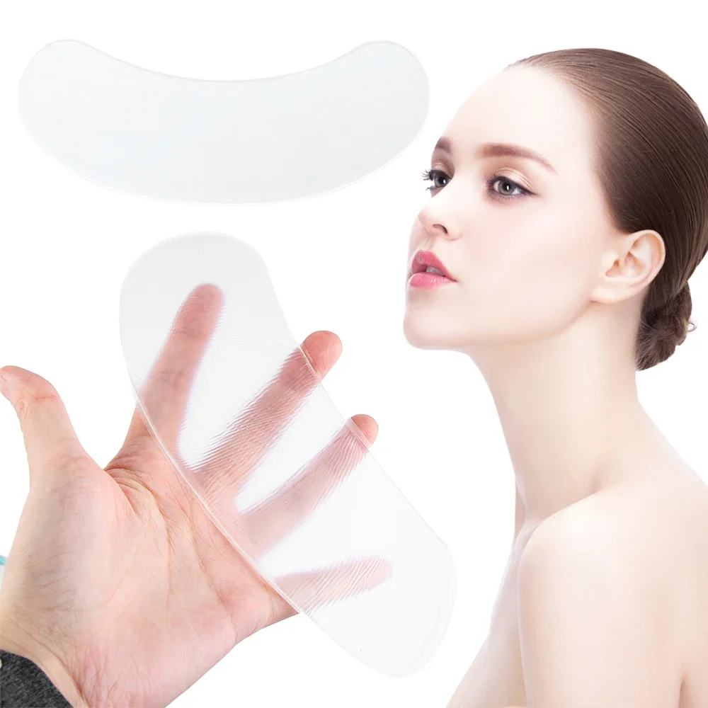 再利用可能なシリコーンケアネックパッドネックテープしわパッド - Face Mask Silicone のレビューと価格