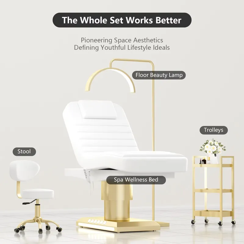 3モーター式電動スパベッド、折りたたみ式、ステンレス製、フッ - Spa Wellness Beauty のレビューと価格