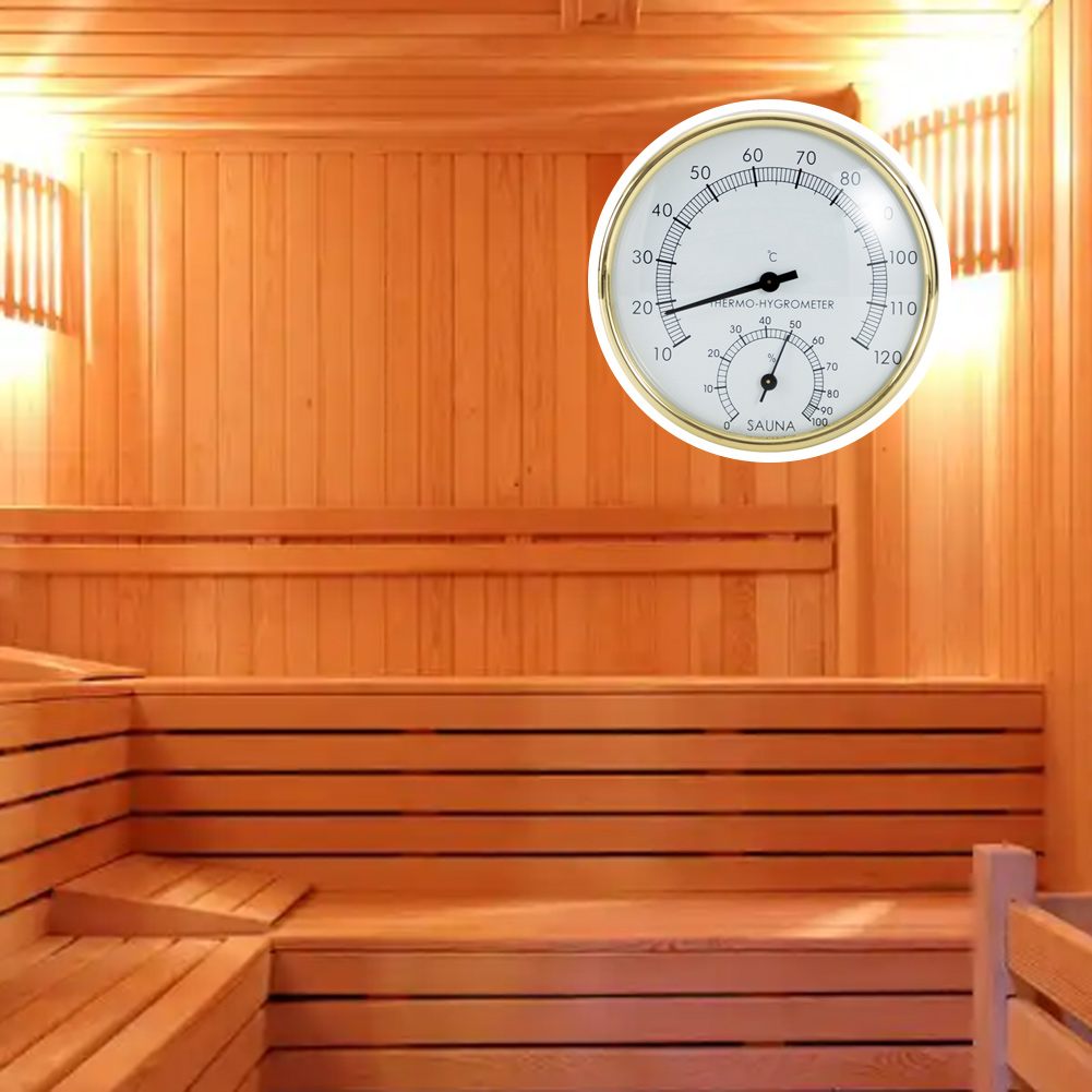 ステンレス鋼サウナ湿度計温度計 2 で 1 温度湿度計スチー - Spa And Wellness のレビューと価格